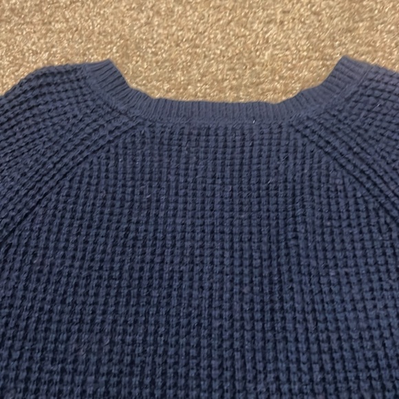 Marine Layer Women’s Blue Large Crew Neck Sweater - Picture 6 of 8